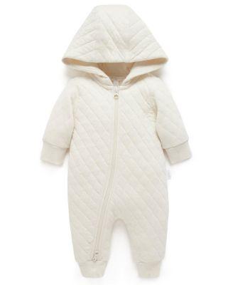 Unisex Quilted Coverall - Baby by PUREBABY