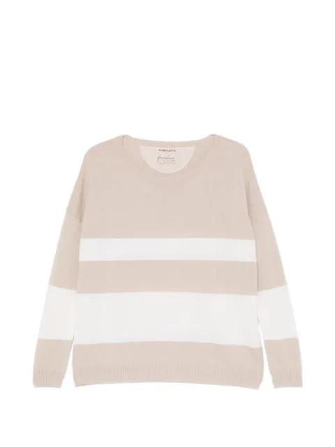 horizontal-stripe sweater by PUROTATTO