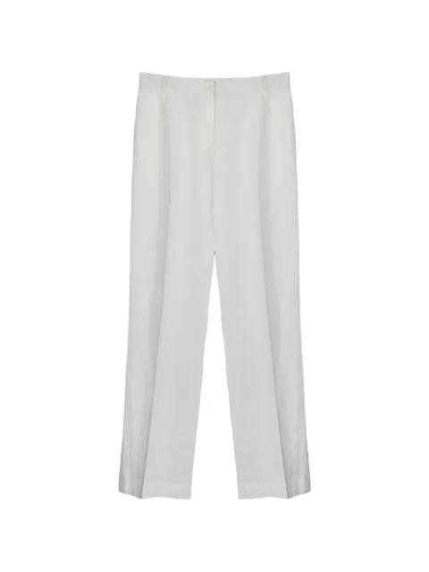 linen wide-leg trousers by PUROTATTO
