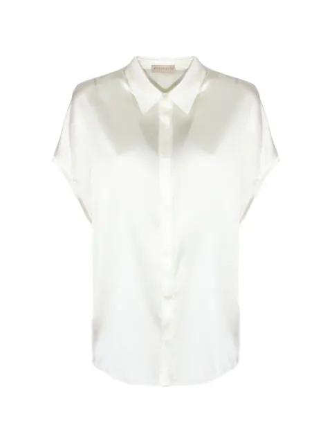 satin-finish short-sleeve shirt by PUROTATTO