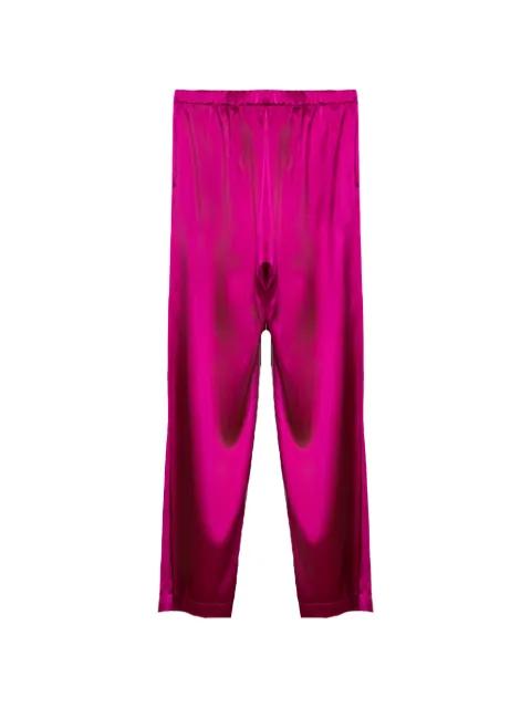 satin wide-leg trousers by PUROTATTO