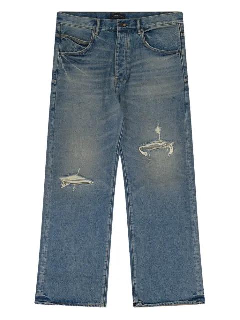 9 To 5 distressed denim jeans by PURPLE BRAND