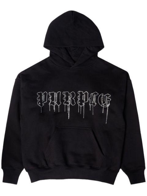 Crystal Gothic Drip hoodie by PURPLE BRAND