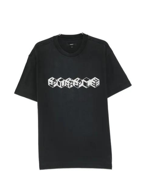 Cube textured T-shirt by PURPLE BRAND