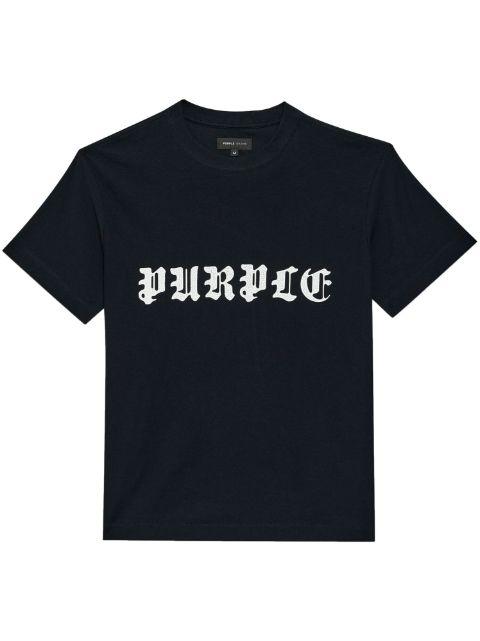 Gothic Wordmark T-shirt by PURPLE BRAND