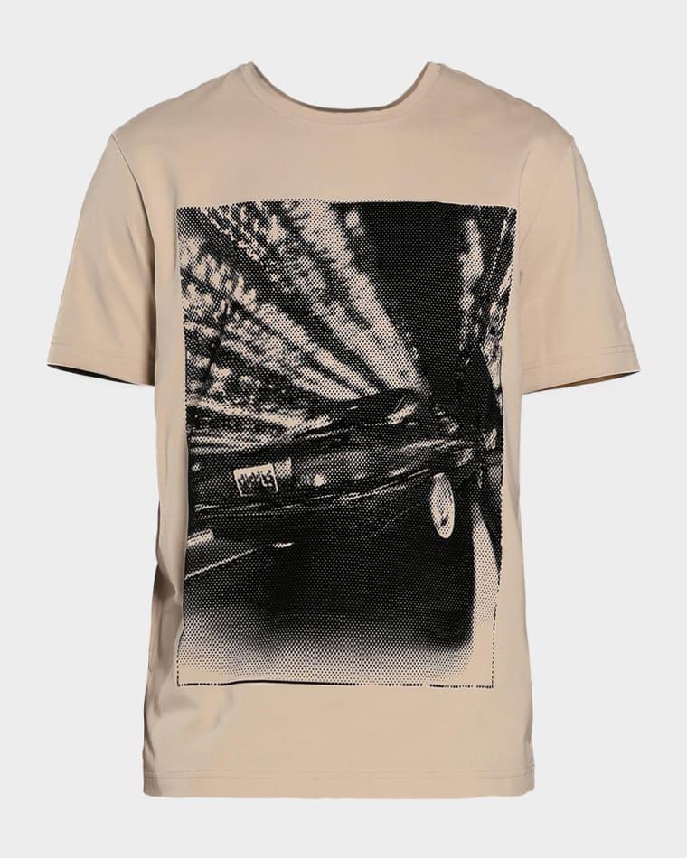 Men's Clean Graphic Cotton Jersey T-Shirt by PURPLE BRAND