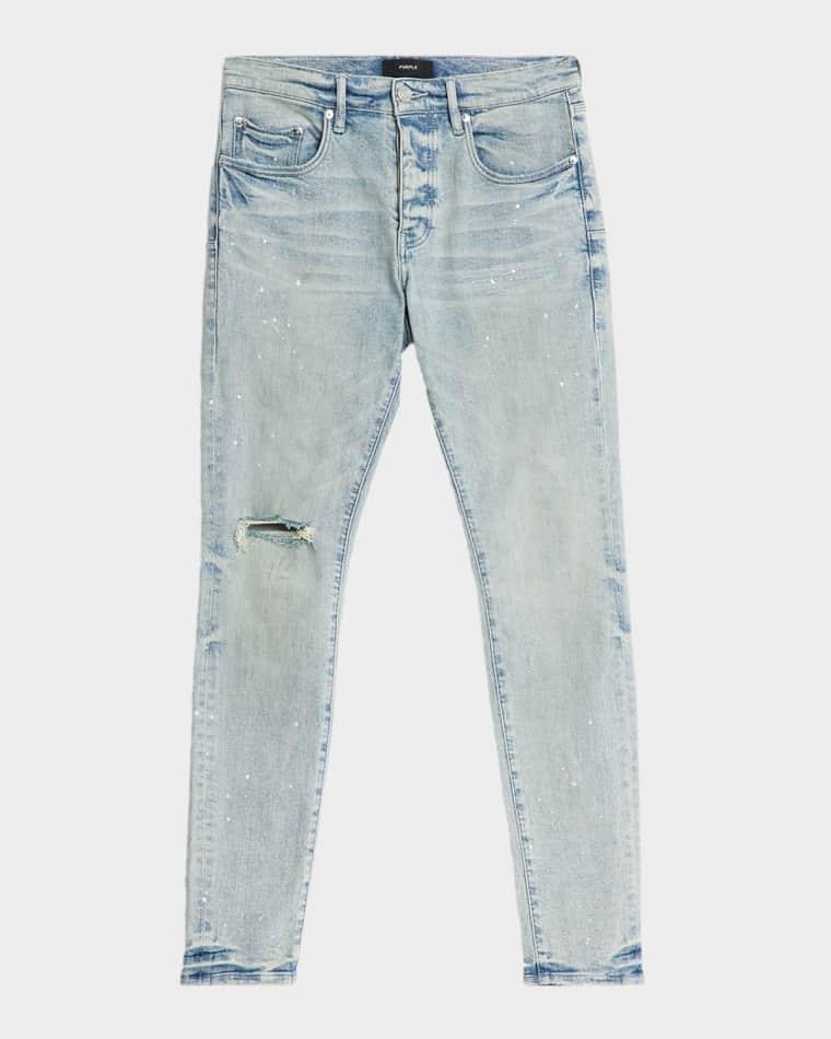 Men's Distressed Skinny Jeans by PURPLE BRAND