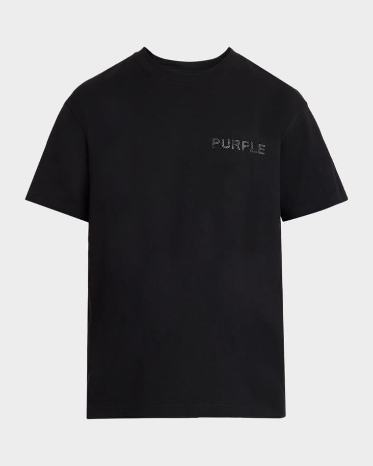 Men's Dotted Logo Jersey T-Shirt by PURPLE BRAND