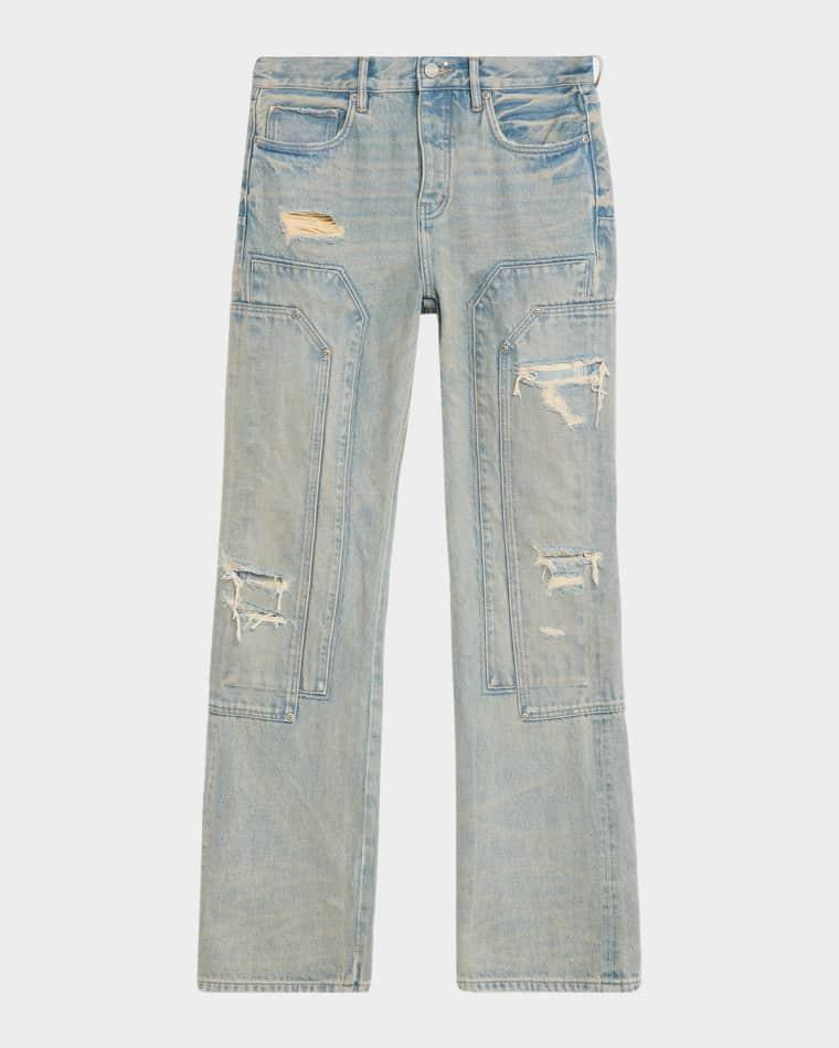 Men's Double Carpenter Bootcut Denim Jeans by PURPLE BRAND
