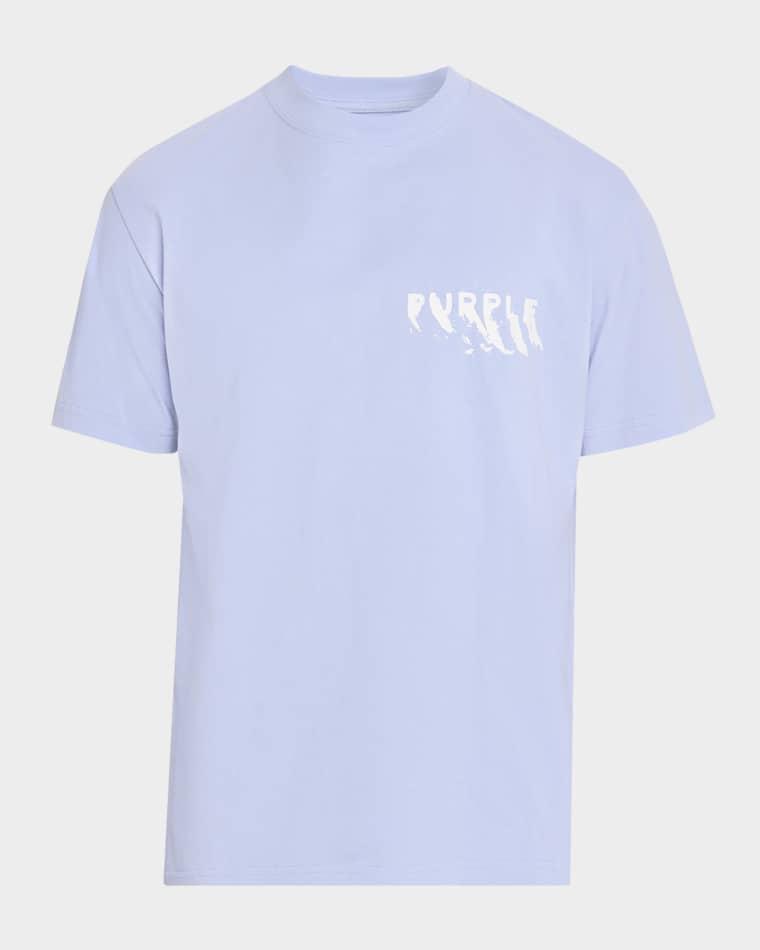 Men's Jersey Graphic Logo T-Shirt by PURPLE BRAND