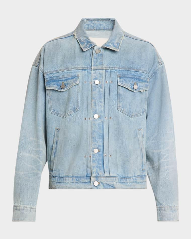 Men's P008 Dust Bowl Trucker Jacket by PURPLE BRAND