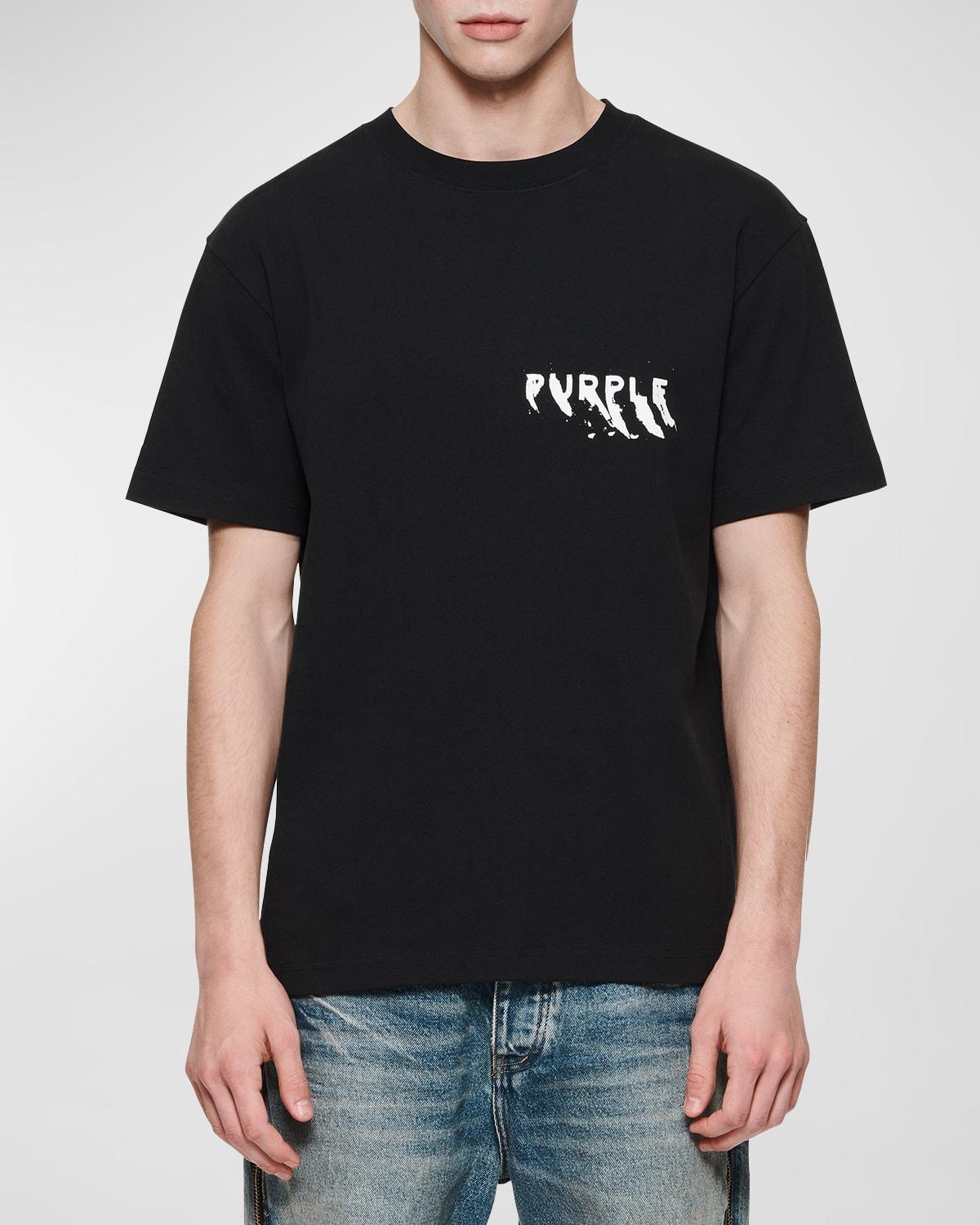 Men's Painted Wordmark Tee by PURPLE BRAND