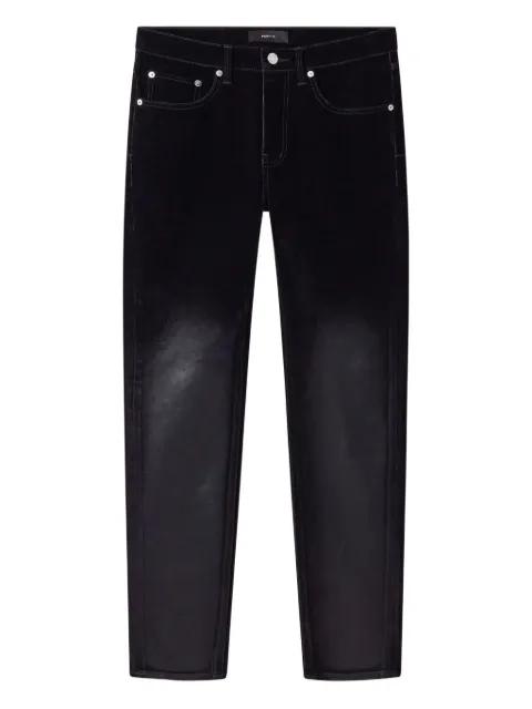P001 flock-dipped jeans by PURPLE BRAND