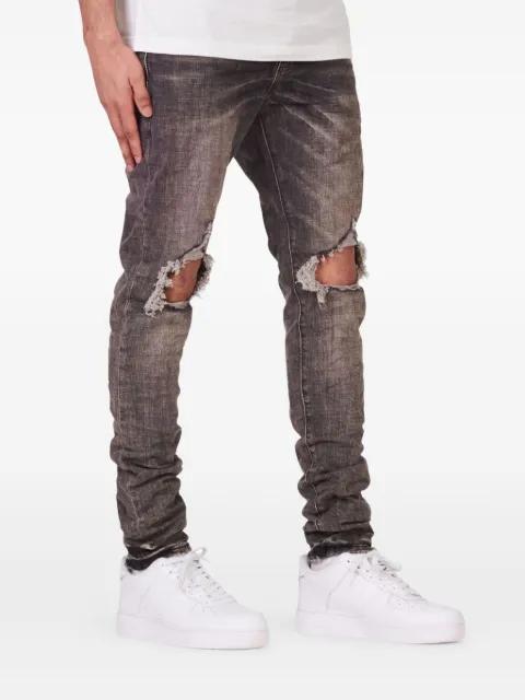 P002 distressed-knee skinny jeans by PURPLE BRAND