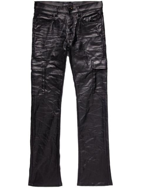 P004 cargo flared jeans by PURPLE BRAND