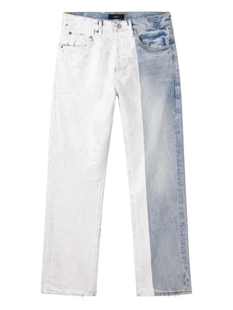 P011 silver-panel jeans by PURPLE BRAND