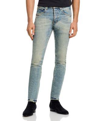 Skinny Fit Electric Jeans in Mid Indigo by PURPLE BRAND