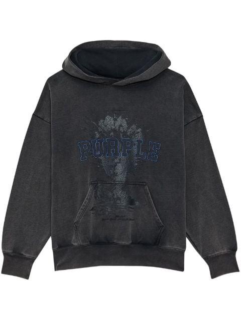 Sky High cotton hoodie by PURPLE BRAND