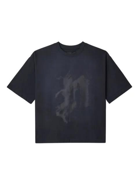 abstract-print cotton t-shirt by PURPLE BRAND