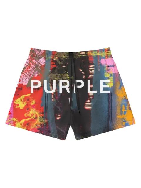 abstract swim shorts by PURPLE BRAND