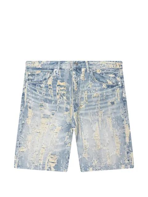 bead splatter destroy shorts by PURPLE BRAND