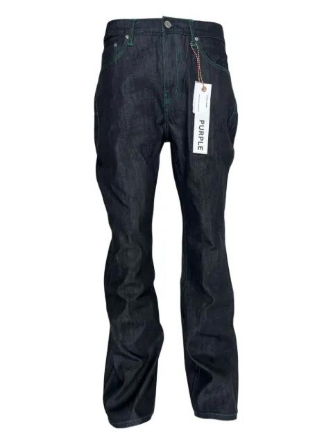contrast-stitch bootcut jeans by PURPLE BRAND