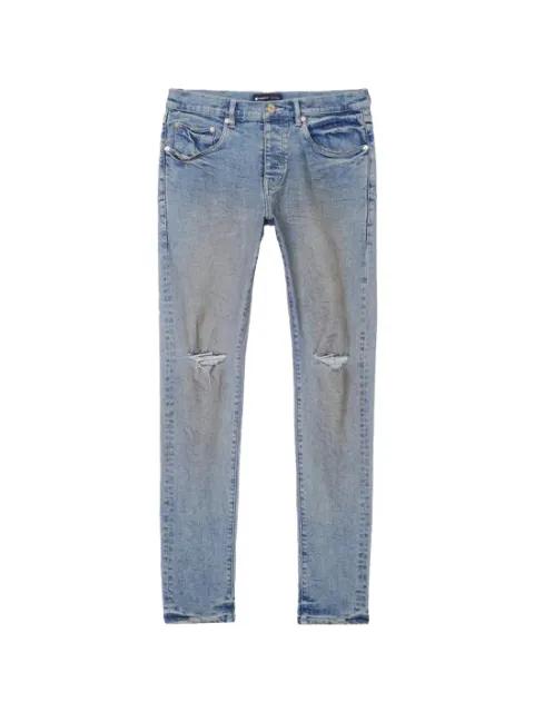 faded distressed jeans by PURPLE BRAND