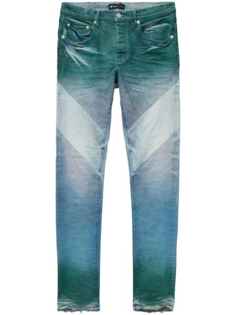 faded-effect low-rise jeans by PURPLE BRAND