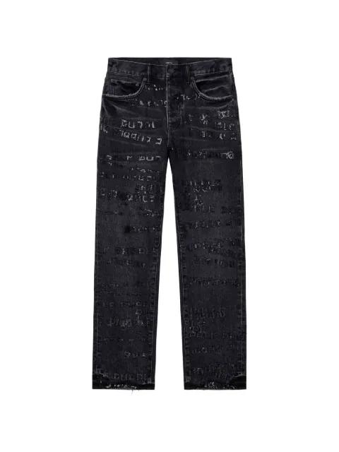 frayed-hem jeans by PURPLE BRAND