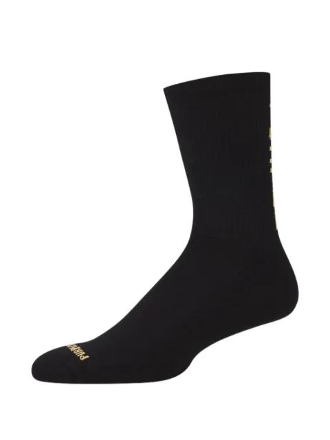 logo-embellishment socks by PURPLE BRAND