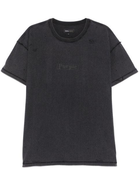 logo-print T-shirt by PURPLE BRAND