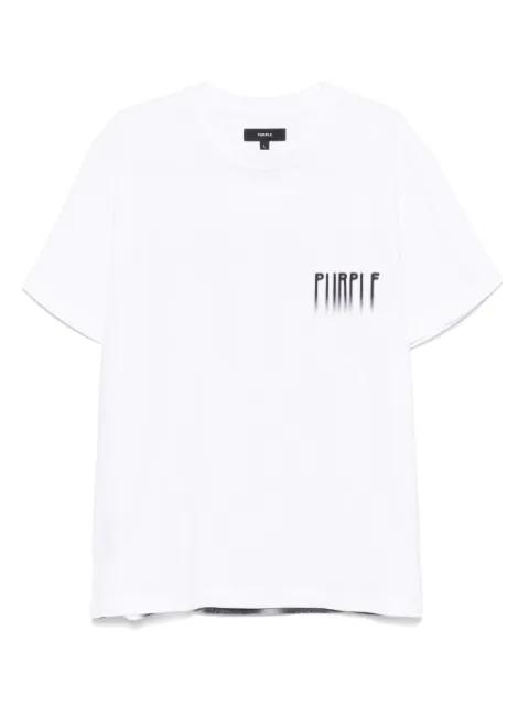 logo-print T-shirt by PURPLE BRAND