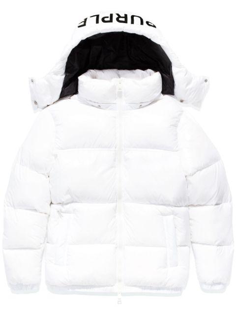 logo-print padded jacket by PURPLE BRAND