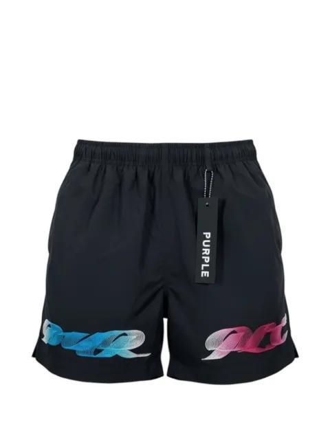 logo-print short by PURPLE BRAND