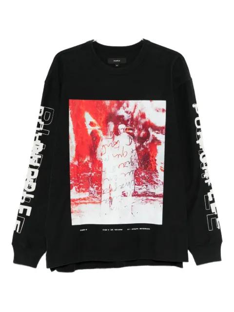 long-sleeve sweatshirt by PURPLE BRAND