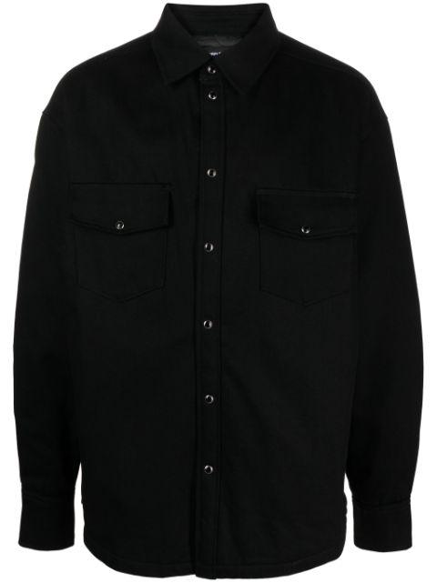 padded twill shirt jacket by PURPLE BRAND