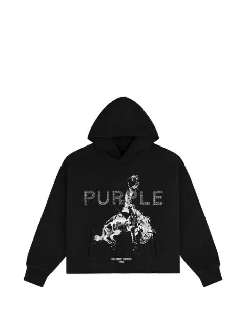 riding cotton hoodie by PURPLE BRAND