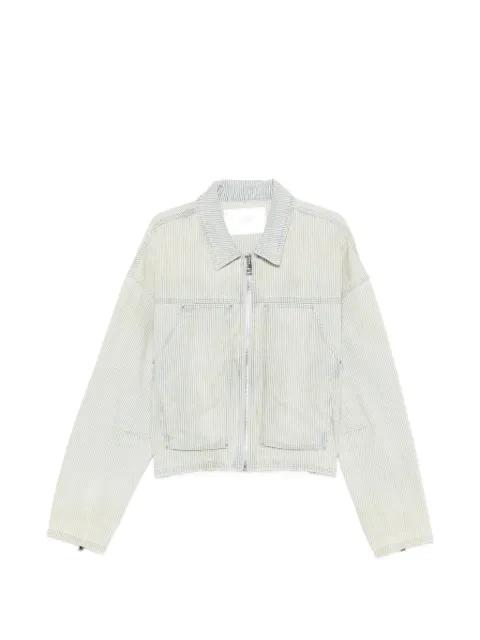 striped zip jacket by PURPLE BRAND