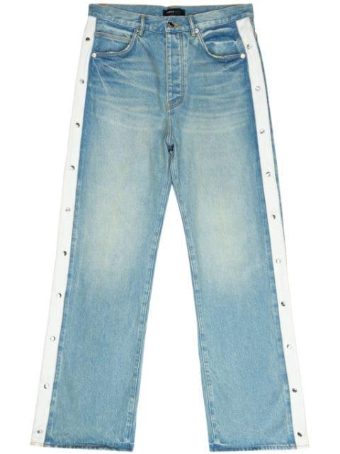 stud-embellished straight-leg jeans by PURPLE BRAND