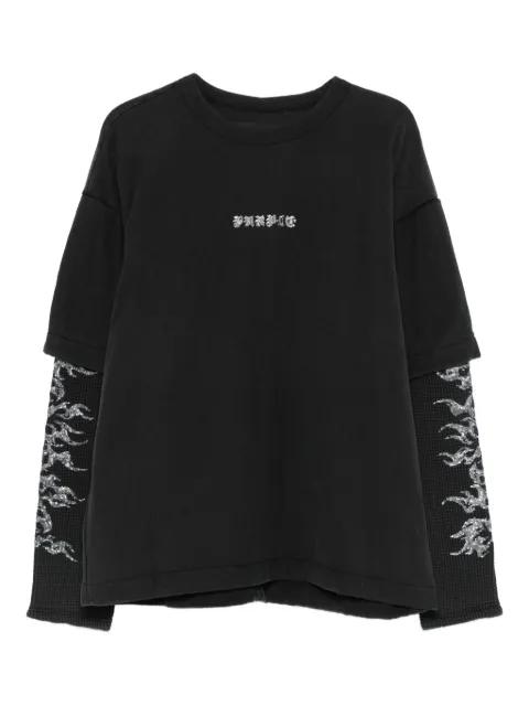 textured cotton T-shirt by PURPLE BRAND