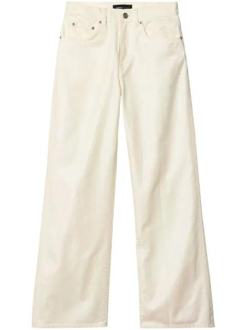 wide pearlescent jeans by PURPLE BRAND