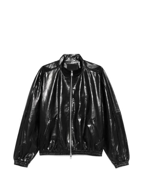 zip leather jacket by PURPLE BRAND