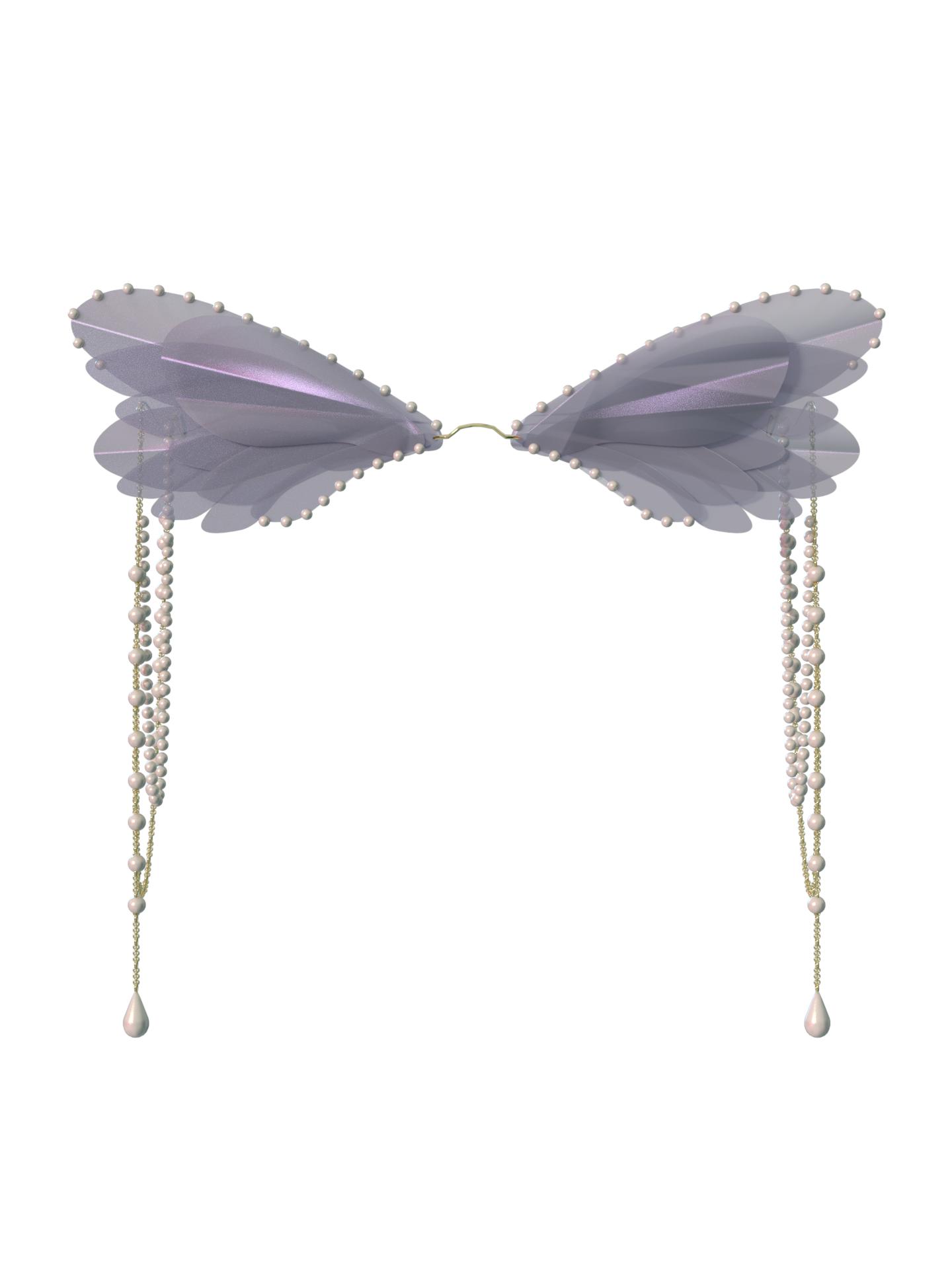 Butterfly glasses by PURPLEMOON Butterfly glasses by PURPLEMOON