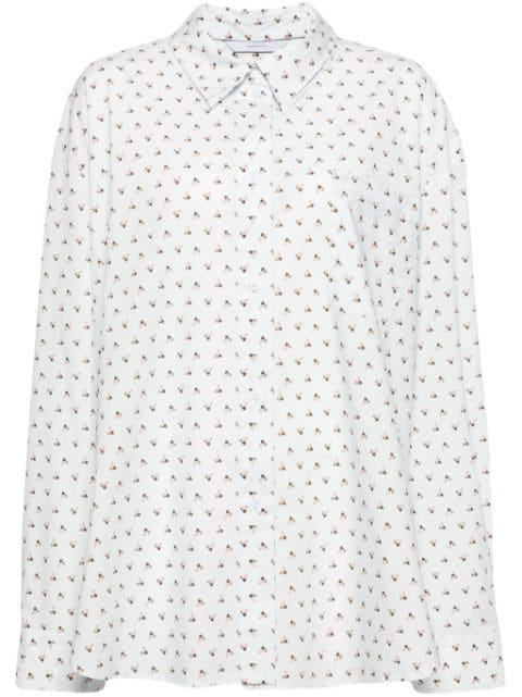 all-over graphic print shirt by PUSHBUTTON