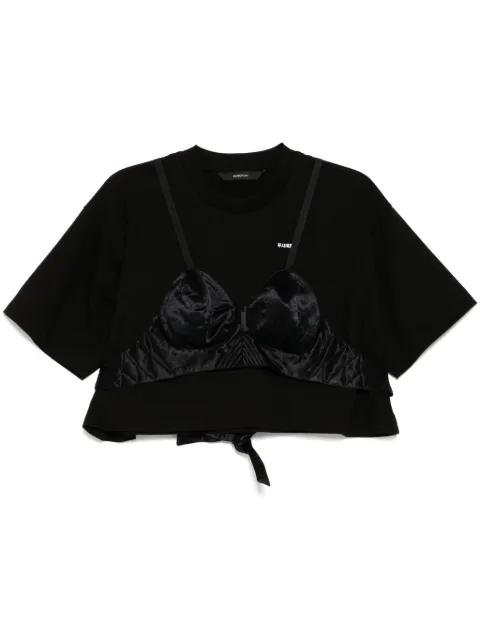 bra point cropped top by PUSHBUTTON