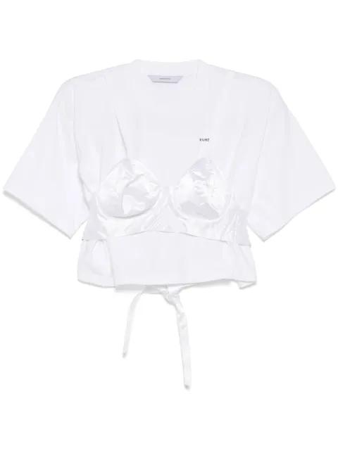 bra point cropped top by PUSHBUTTON