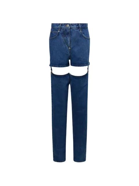 detachable garter jeans by PUSHBUTTON