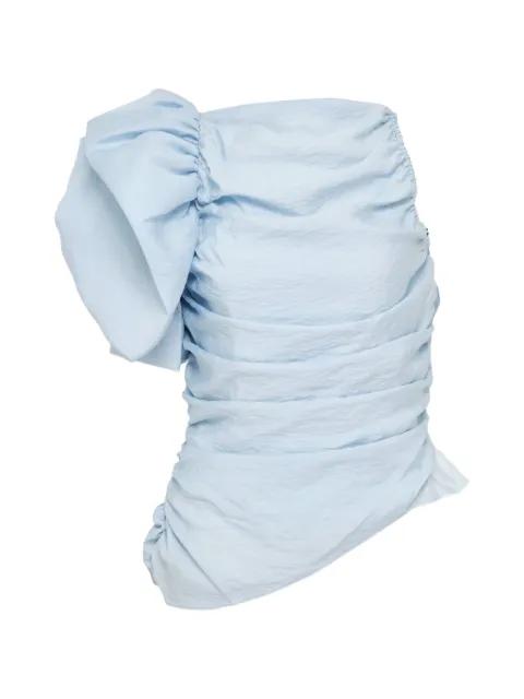 gathered one-shoulder top by PUSHBUTTON