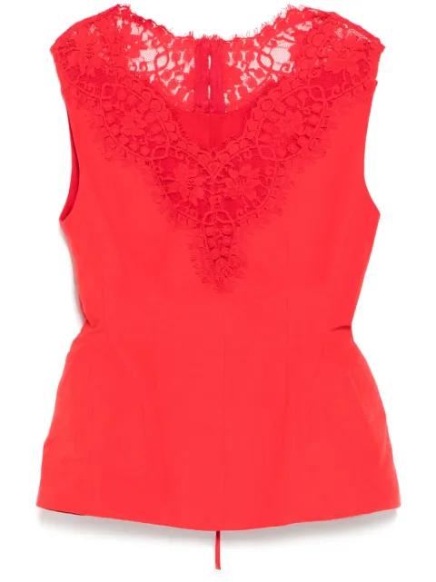 hourglass sleeveless top by PUSHBUTTON