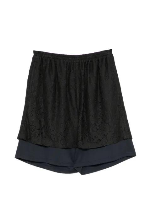 lace-embellished shorts by PUSHBUTTON